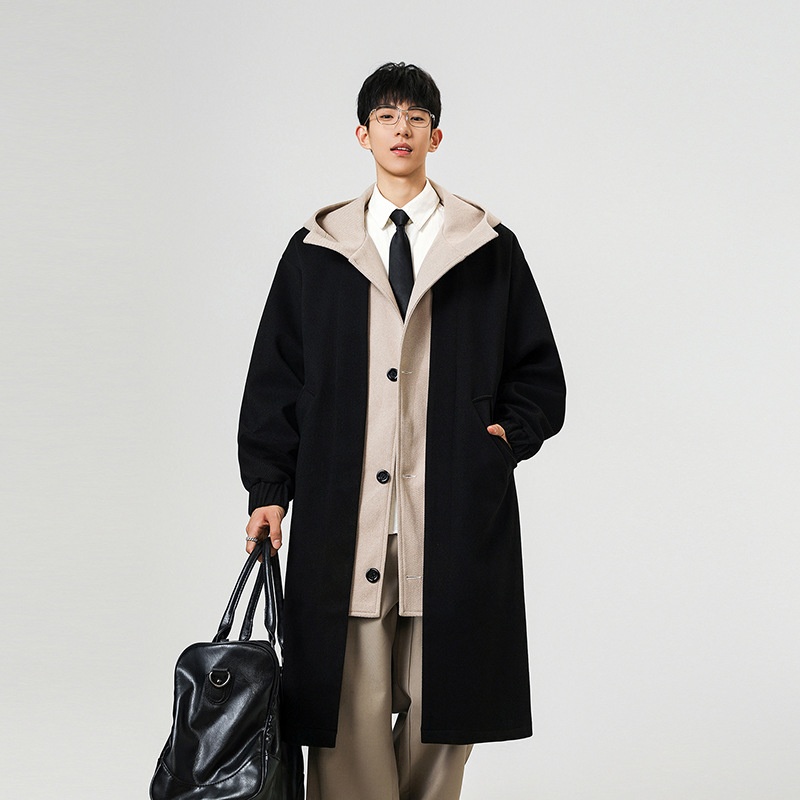 Street Fashion Store - Trench Coats Double Breasted Mens Money