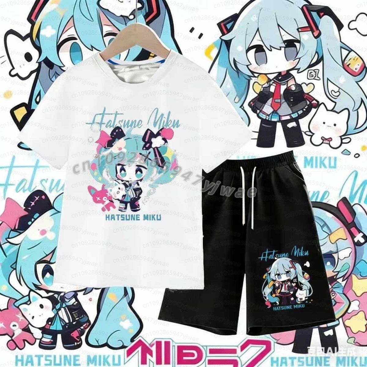 Street Fashion Tshirt - Japanese Anime Hatsune Miku Men's t-shirts