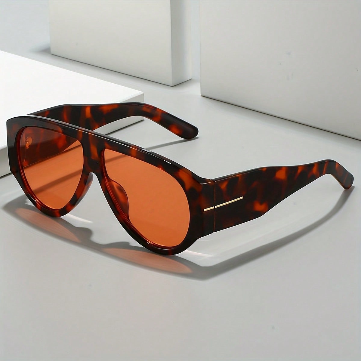 Street Fashion Vintage - Vintage Glasses - Vintage Brown Frame,