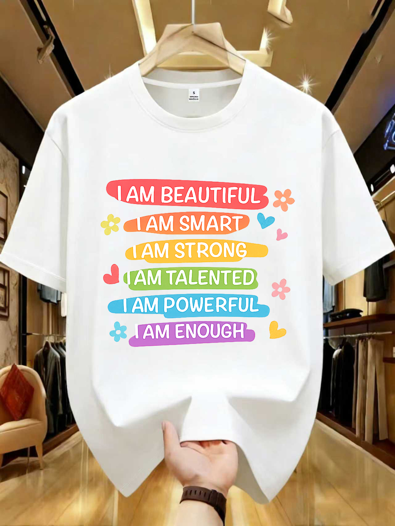 Street Fashion Quotes - 【ZXH106220】Self Affirmation Quotes Graphic Women's Printed