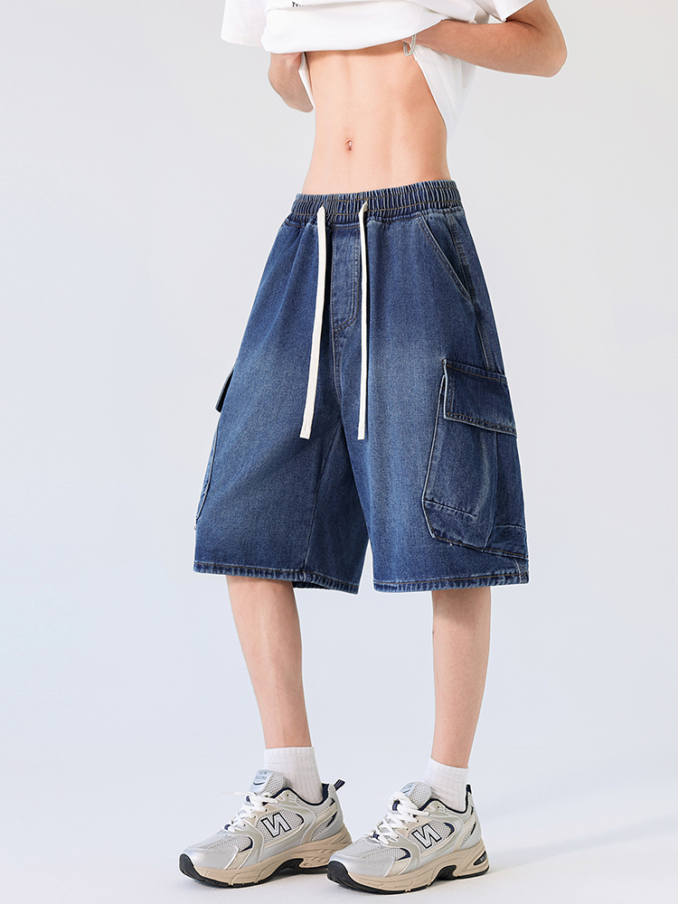 Street Fashion Baggy - Cargo Shorts Men Summer Baggy Multi-pocket