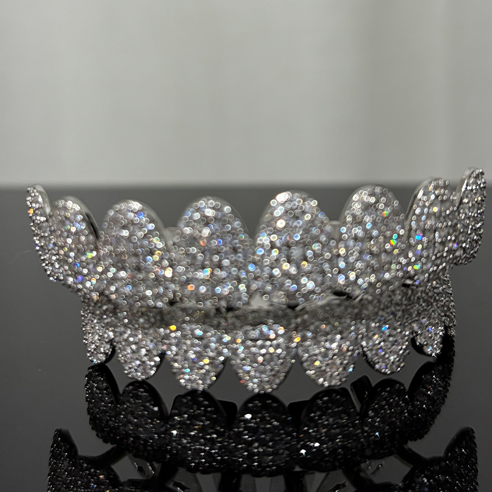 RACHELZ 8/8 Full Iced Out CZ S - Street Fashion Loverboy Hat avaliação e preço
