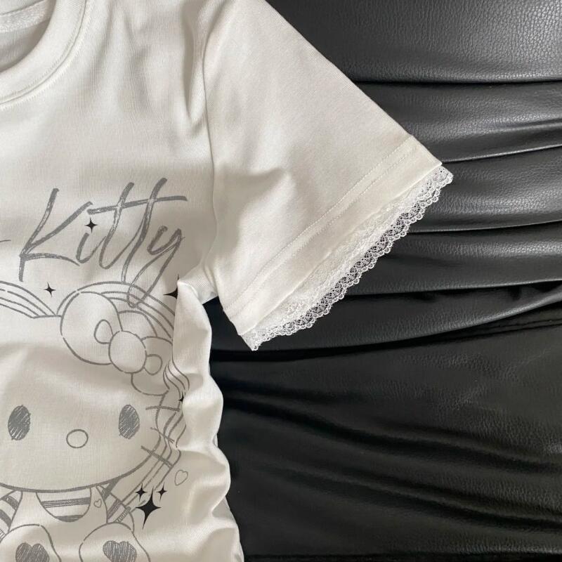 Summer Women's New Sweet Cool  - Street Fashion Tshirt avaliação e preço