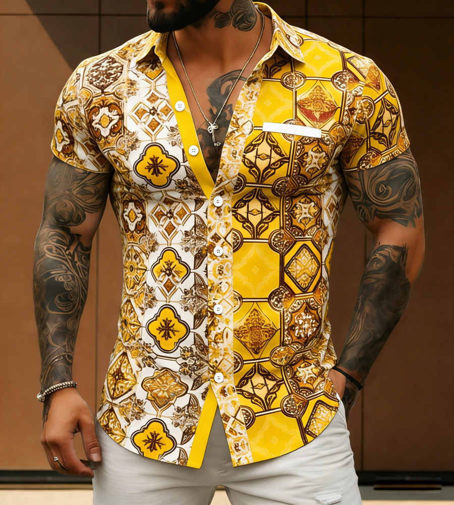 2026 Men's Retro Ethnic Style  - Street Fashion Definition avaliação e preço