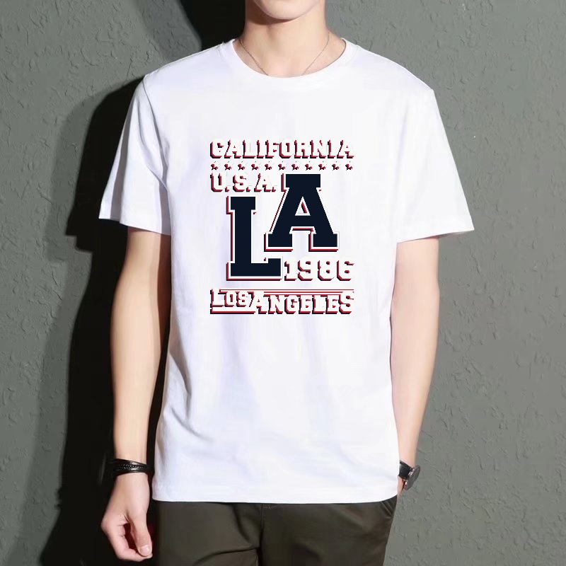 Men's Black Round-Neck Short-S - Street Fashion California avaliação e preço