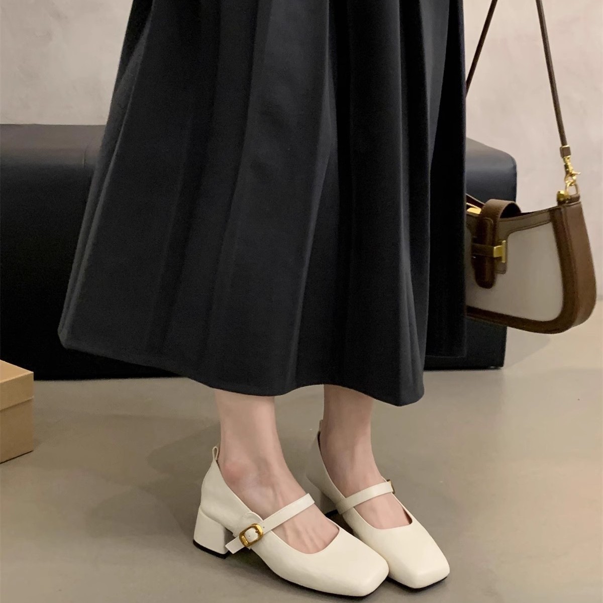 2025 Vintage Women Mary Jane S - Street Fashion Vintage avaliação e preço
