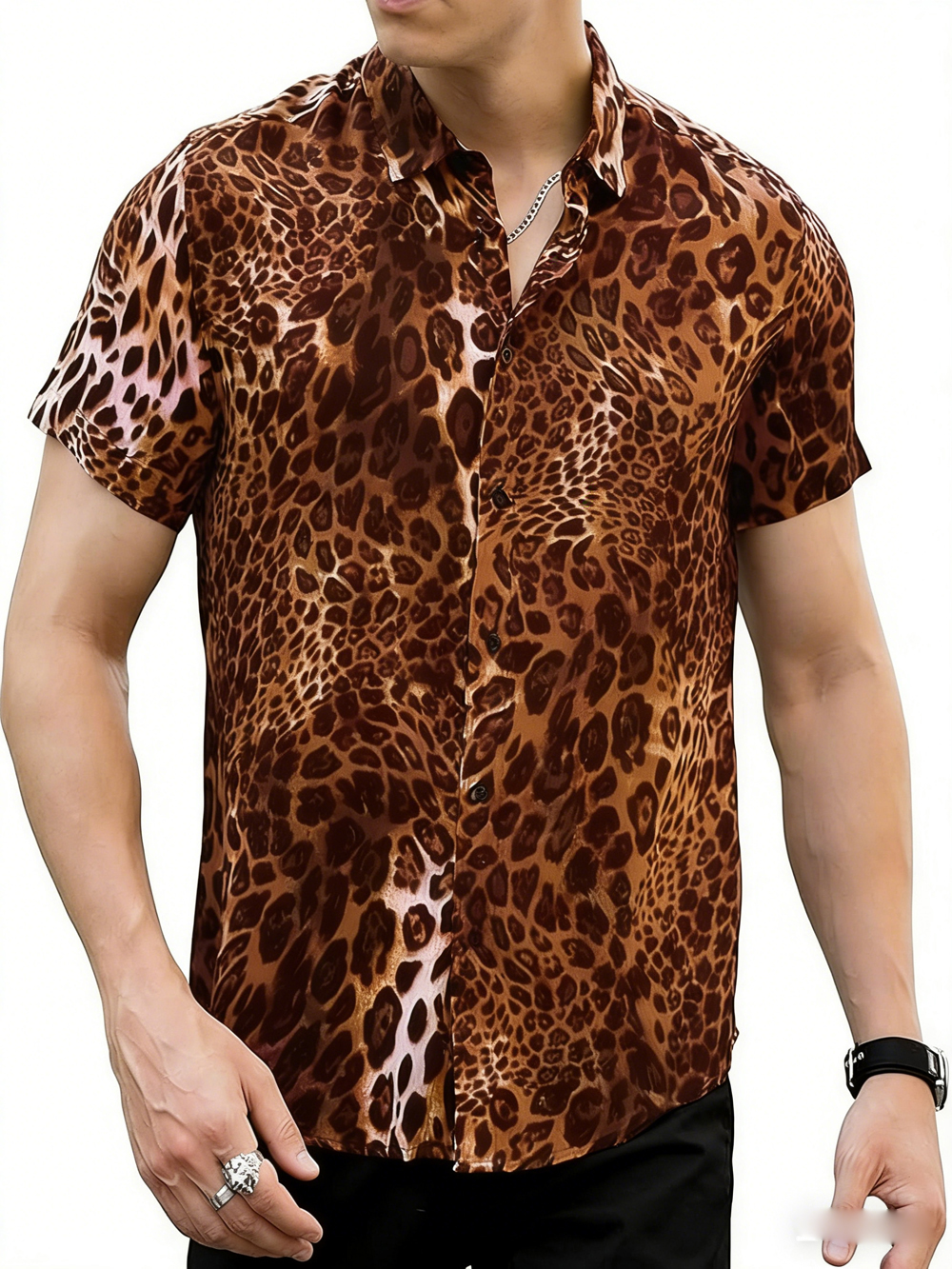 Men's Fashion Colorful Short S - Street Fashion Definition avaliação e preço