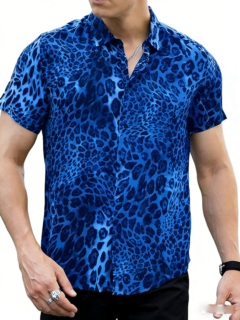 Men's Fashion Colorful Short S - Street Fashion Definition avaliação e preço