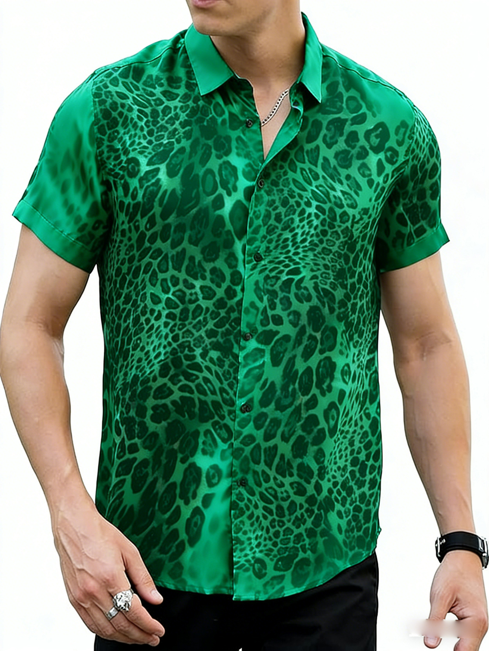 Men's Fashion Colorful Short S - Street Fashion Definition avaliação e preço