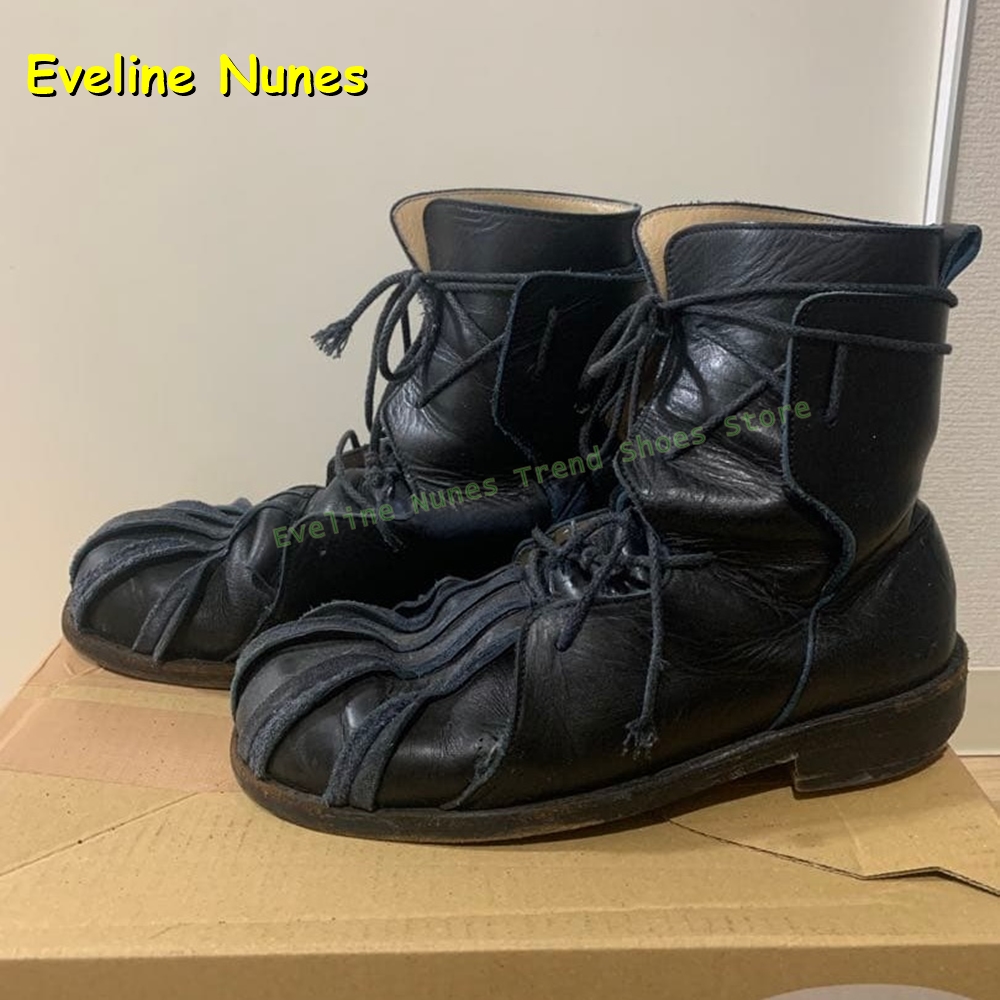 Women Vintage Ankle Boots Blac - Street Fashion Vintage avaliação e preço