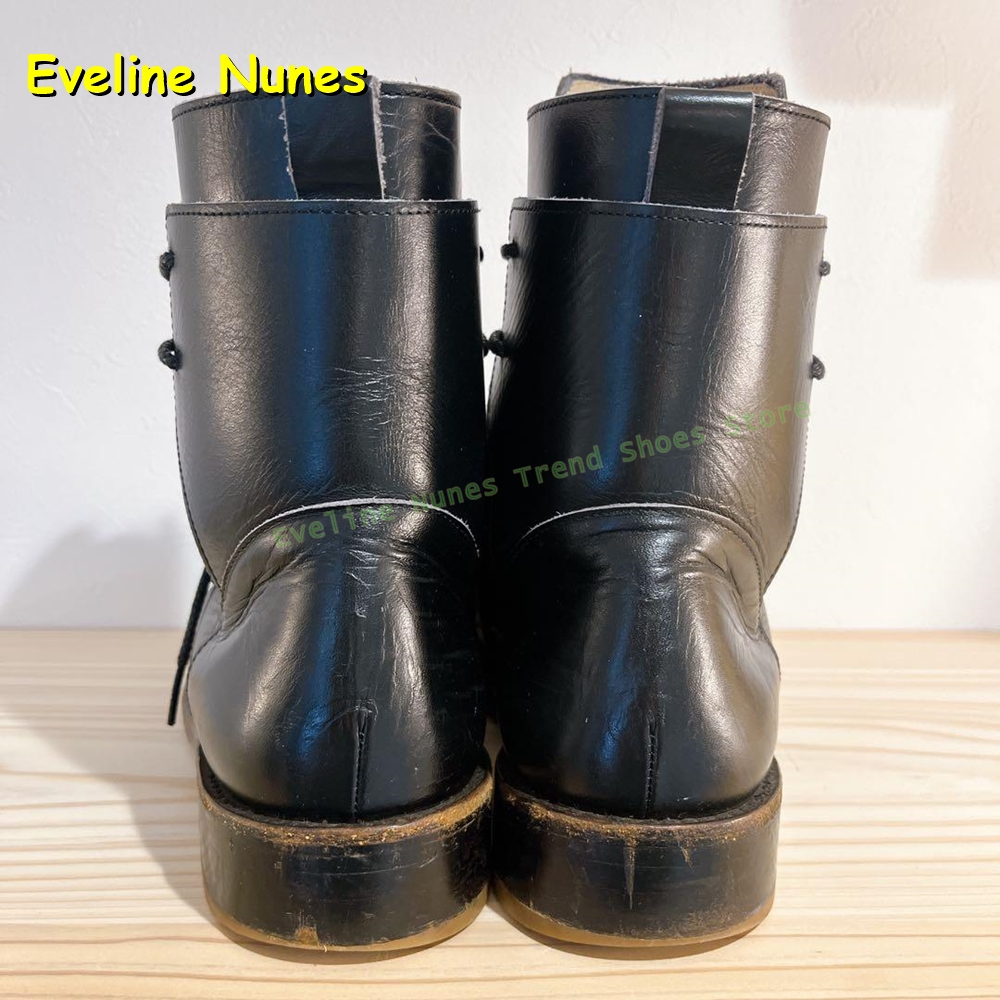 Women Vintage Ankle Boots Blac - Street Fashion Vintage avaliação e preço