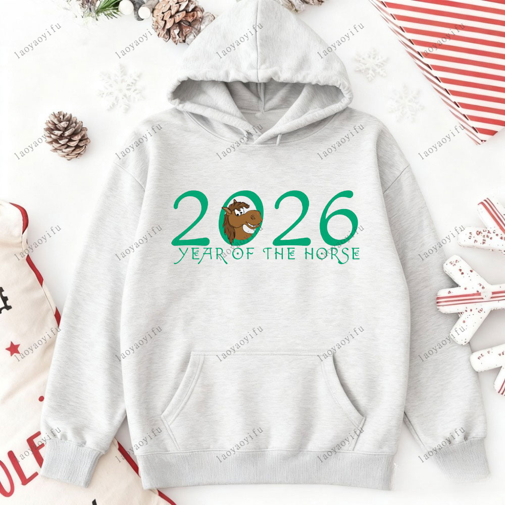Horse Year Happy New Year 2026 - Street Fashion Essentials avaliação e preço