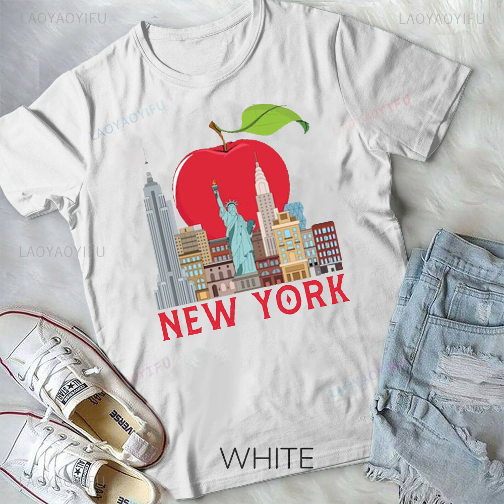 New York Printed T-shirt Capit - Street Fashion In New York avaliação e preço
