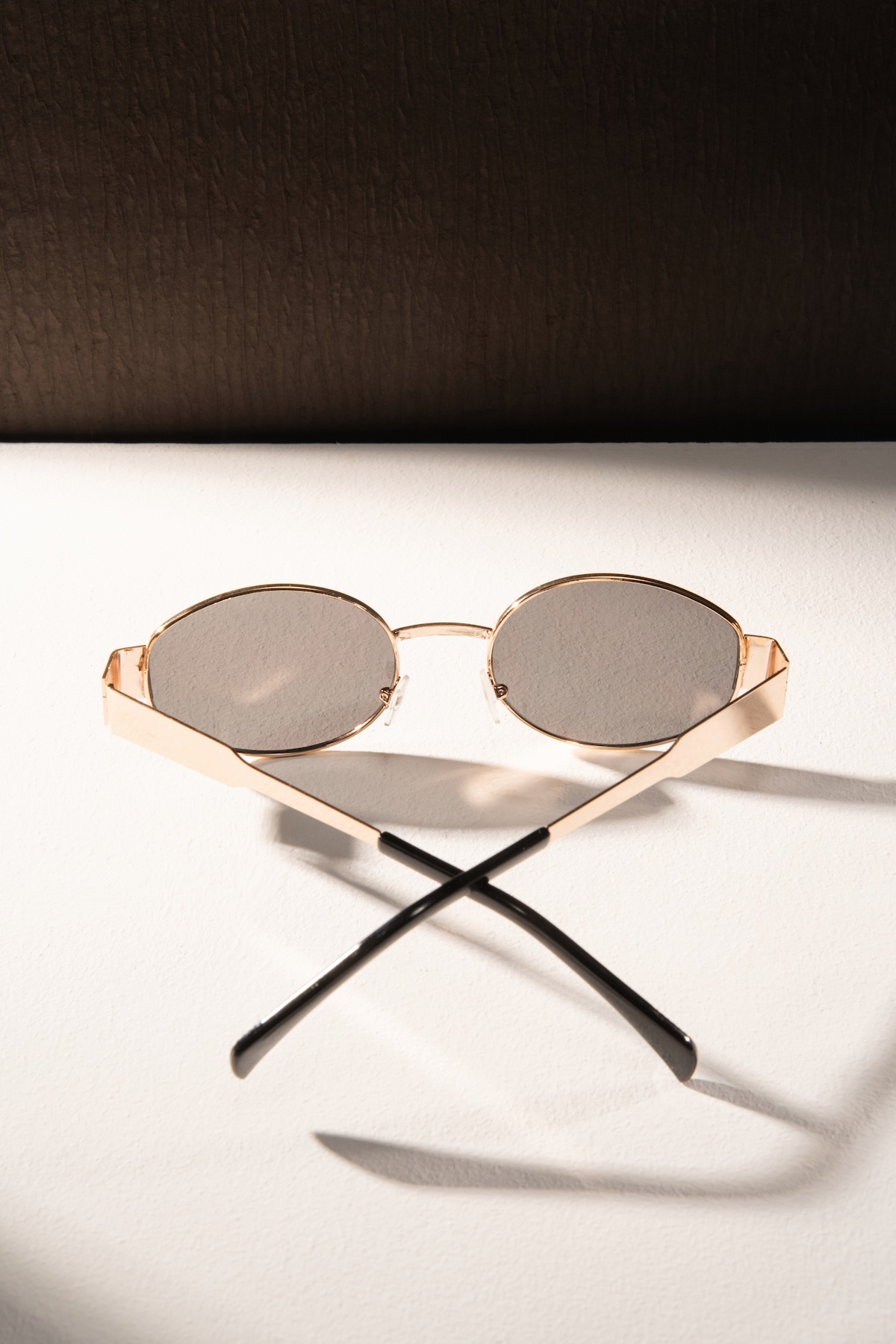 **1Pair Unisex Retro Oval Meta - Street Fashion Vintage avaliação e preço