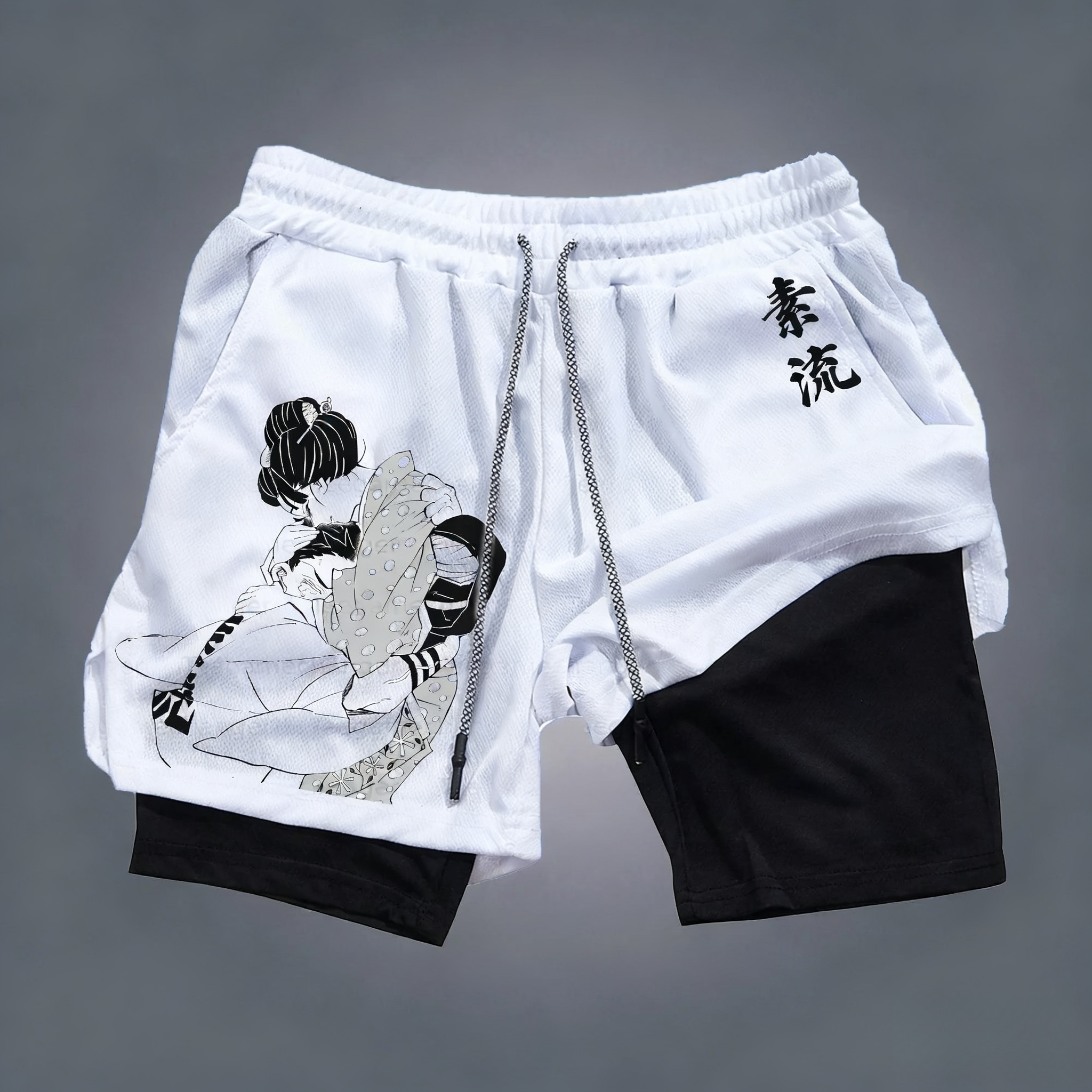 Demon Slayer Anime Printed Dou - Street Fashion Japan 2025 avaliação e preço