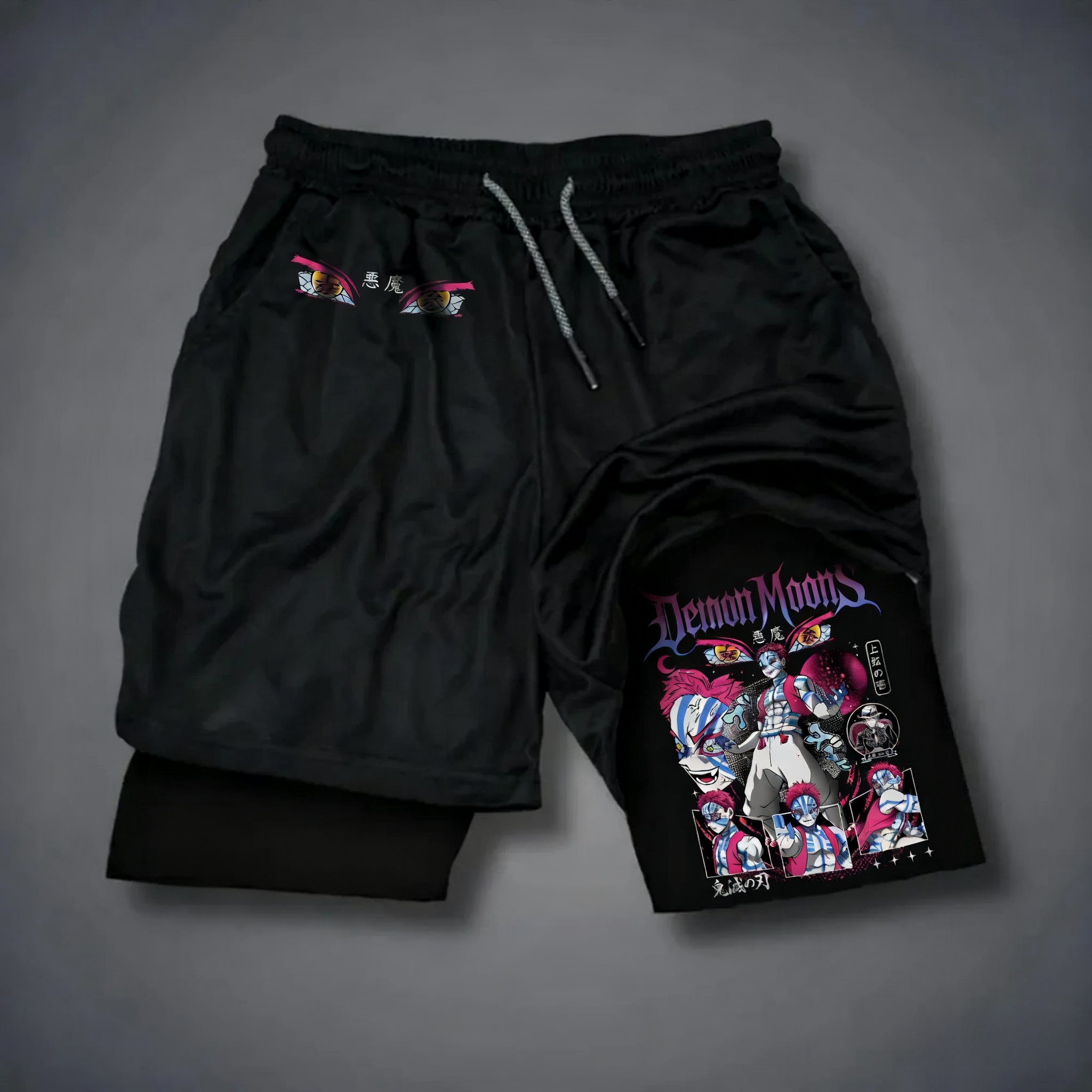 Demon Slayer Anime Printed Dou - Street Fashion Japan 2025 avaliação e preço