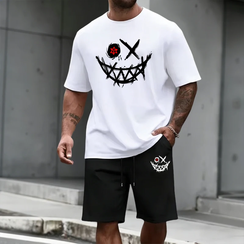 2026 Summer Men's Set T-shirt& - Street Fashion Tshirt avaliação e preço