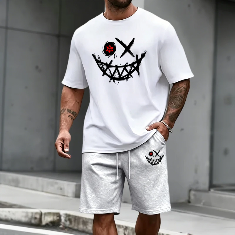 2026 Summer Men's Set T-shirt& - Street Fashion Tshirt avaliação e preço