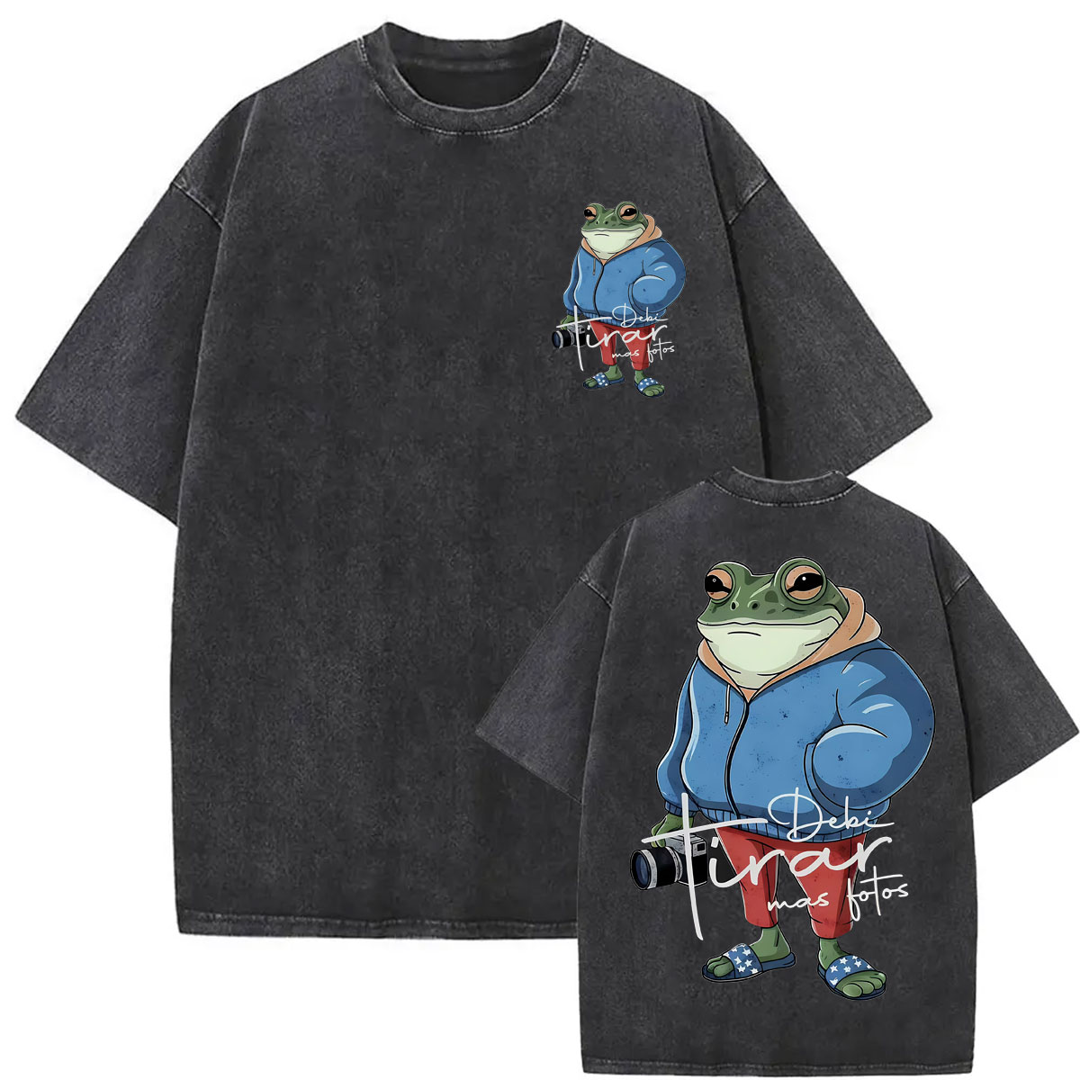 Rapper Bad Bunny T-shirts Debi - Foto Street Fashion avaliação e preço