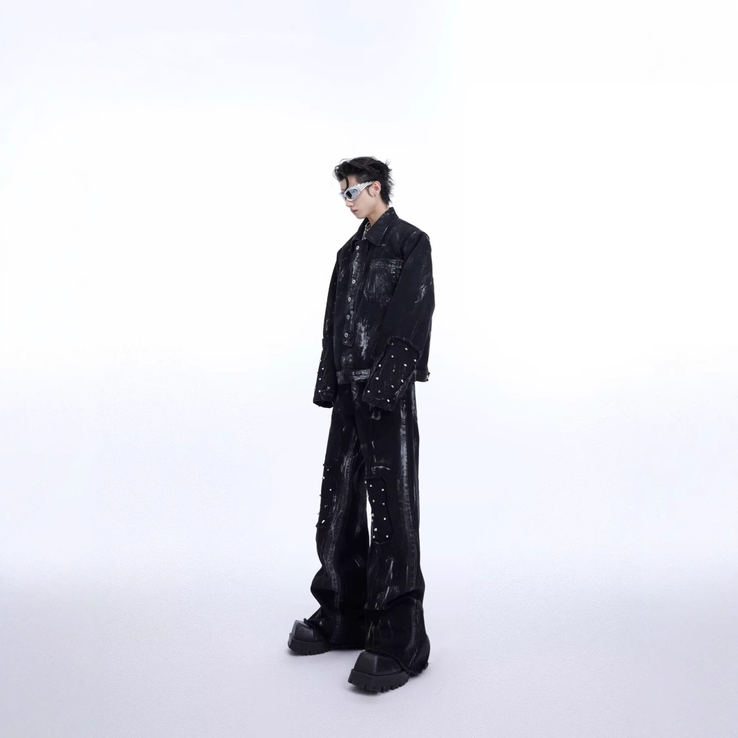 2025 New Vintage Men's Denim P - Street Fashion Japan 2025 avaliação e preço