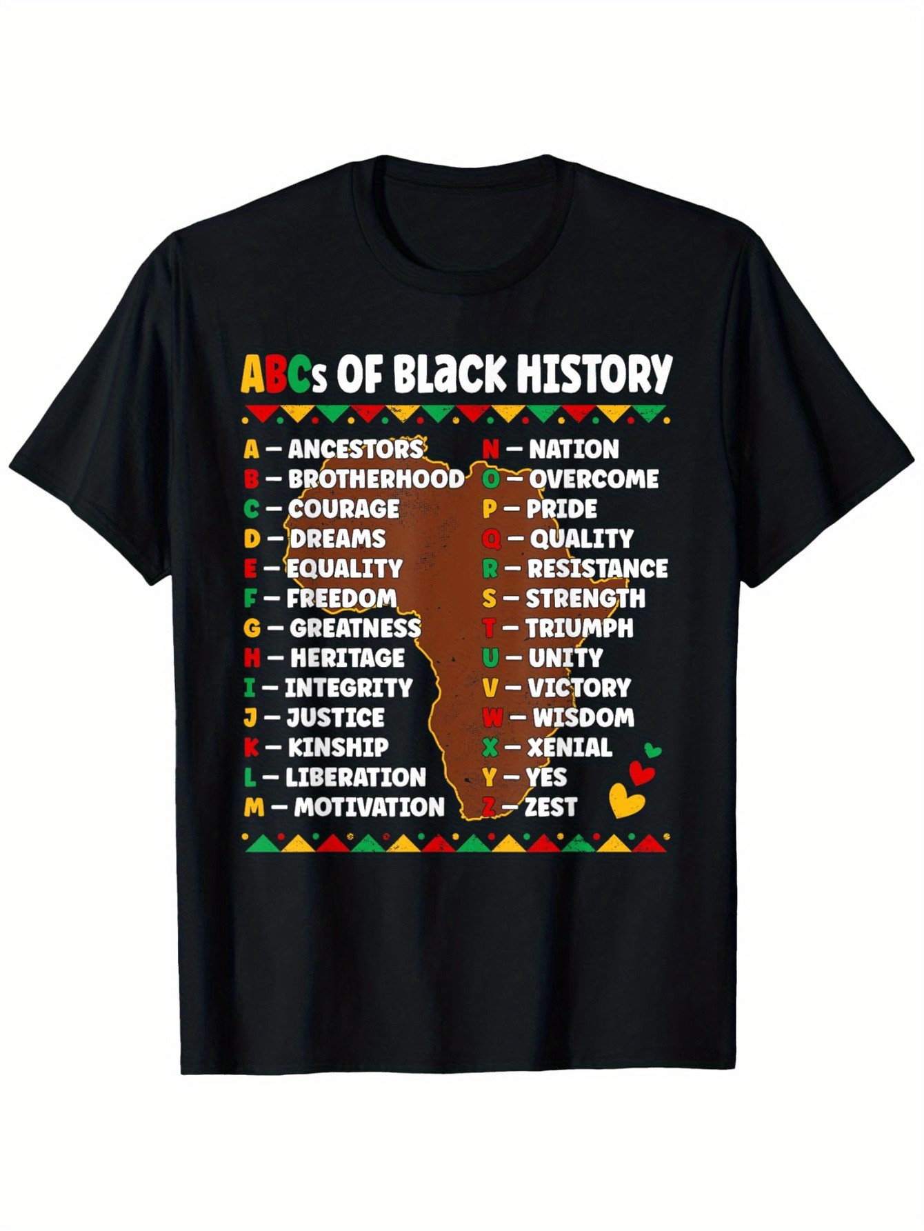 ABCs of Black History Month Te - Street Fashion History avaliação e preço