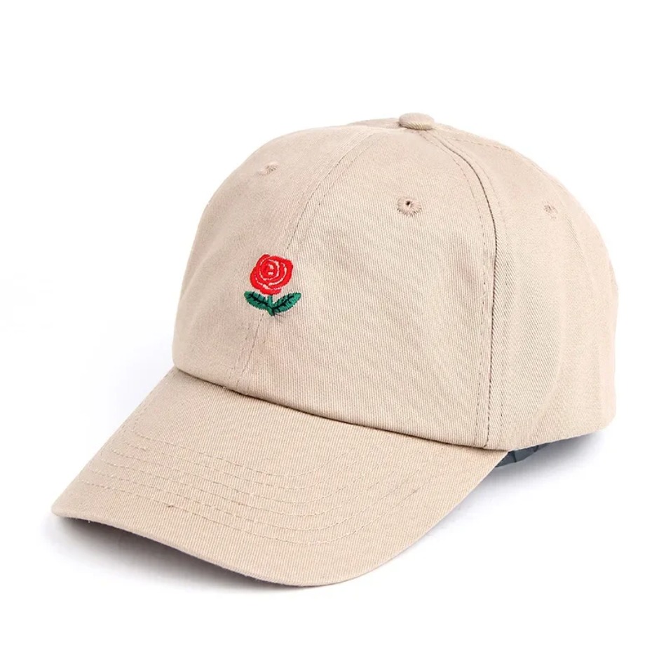 1 Pcs Unisex Rose Embroidery B - Street Fashion Loverboy Hat avaliação e preço