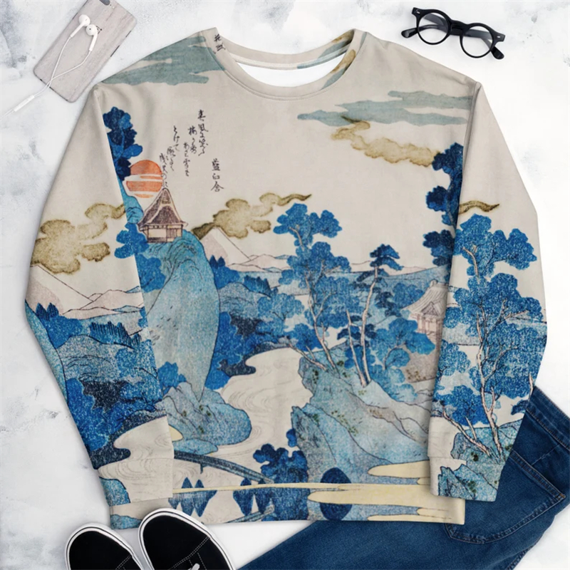 Japanese Retro Sweatshirt Men  - Street Fashion Japan 2025 avaliação e preço