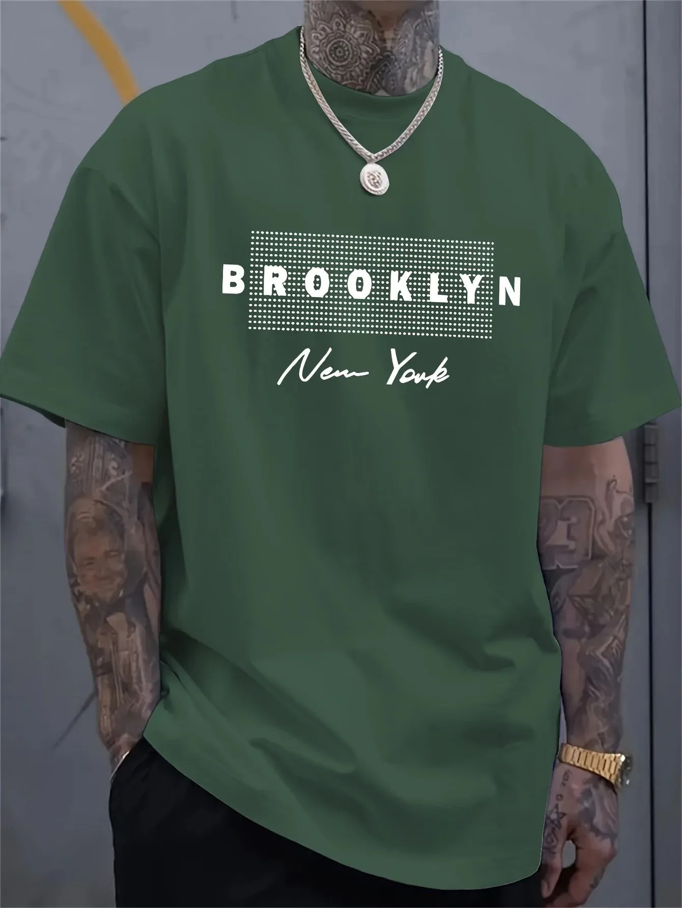 Men's New York Letter Printed  - Street Fashion In New York avaliação e preço