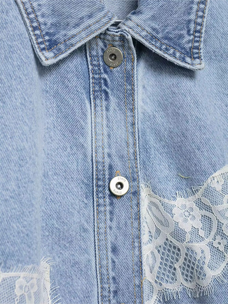 HH Elegant Women Blue Denim Ja - Street Fashion Vintage avaliação e preço