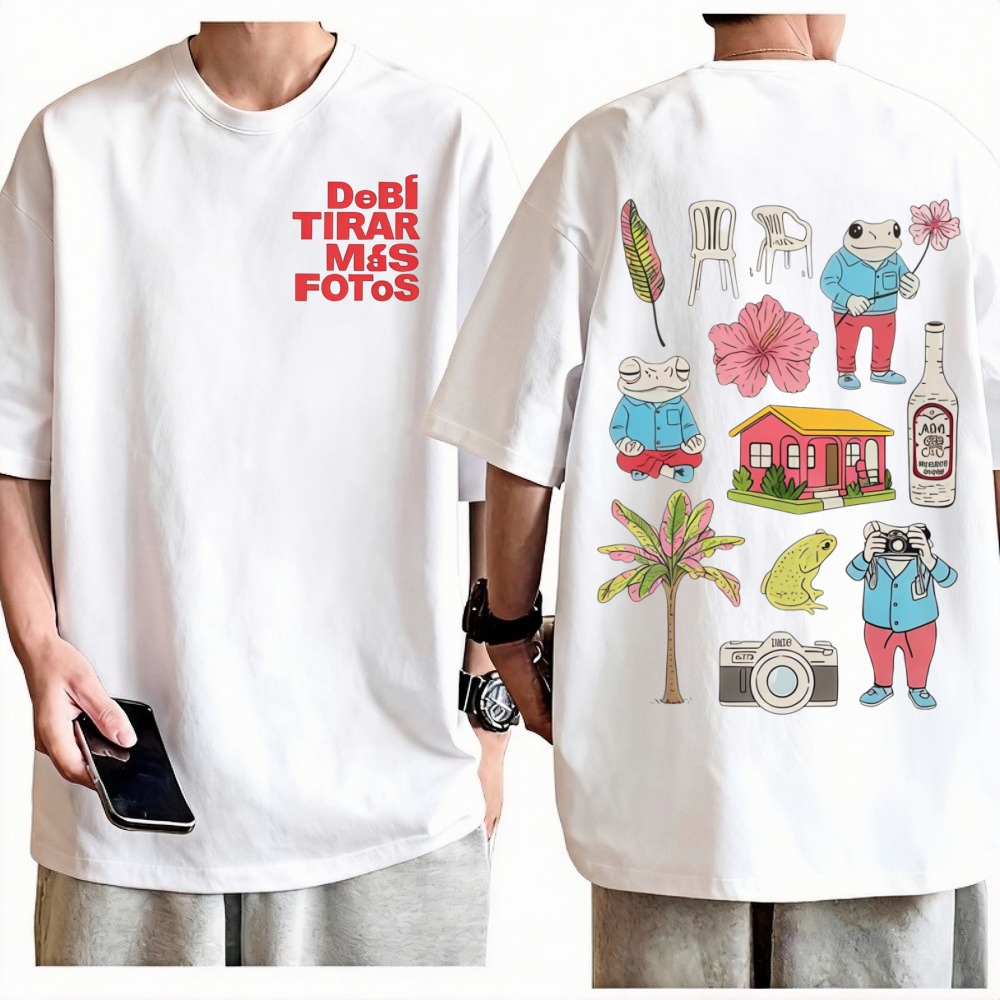 Rapper Bad Bunny T-shirt Debi  - Foto Street Fashion avaliação e preço