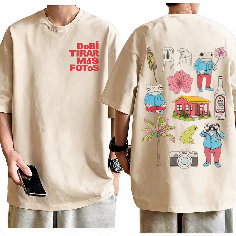 Rapper Bad Bunny T-shirt Debi  - Foto Street Fashion avaliação e preço