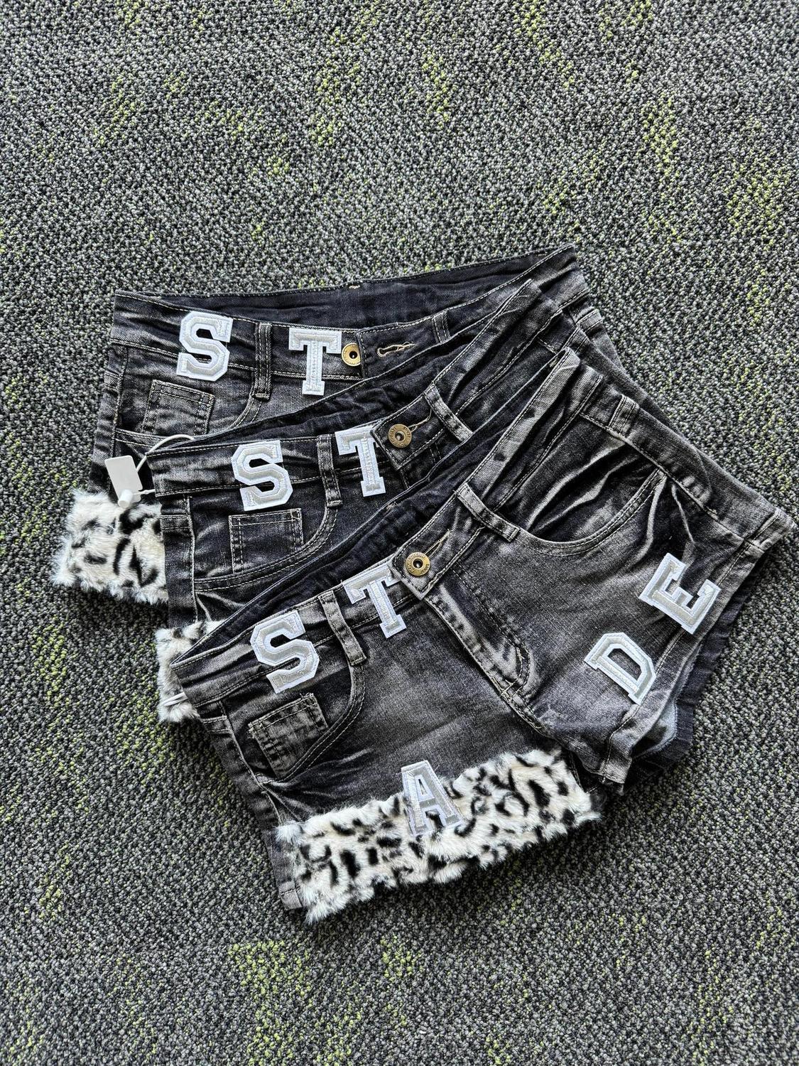 Y2k Embroidered Patch Denim Sh - Street Fashion Vintage avaliação e preço