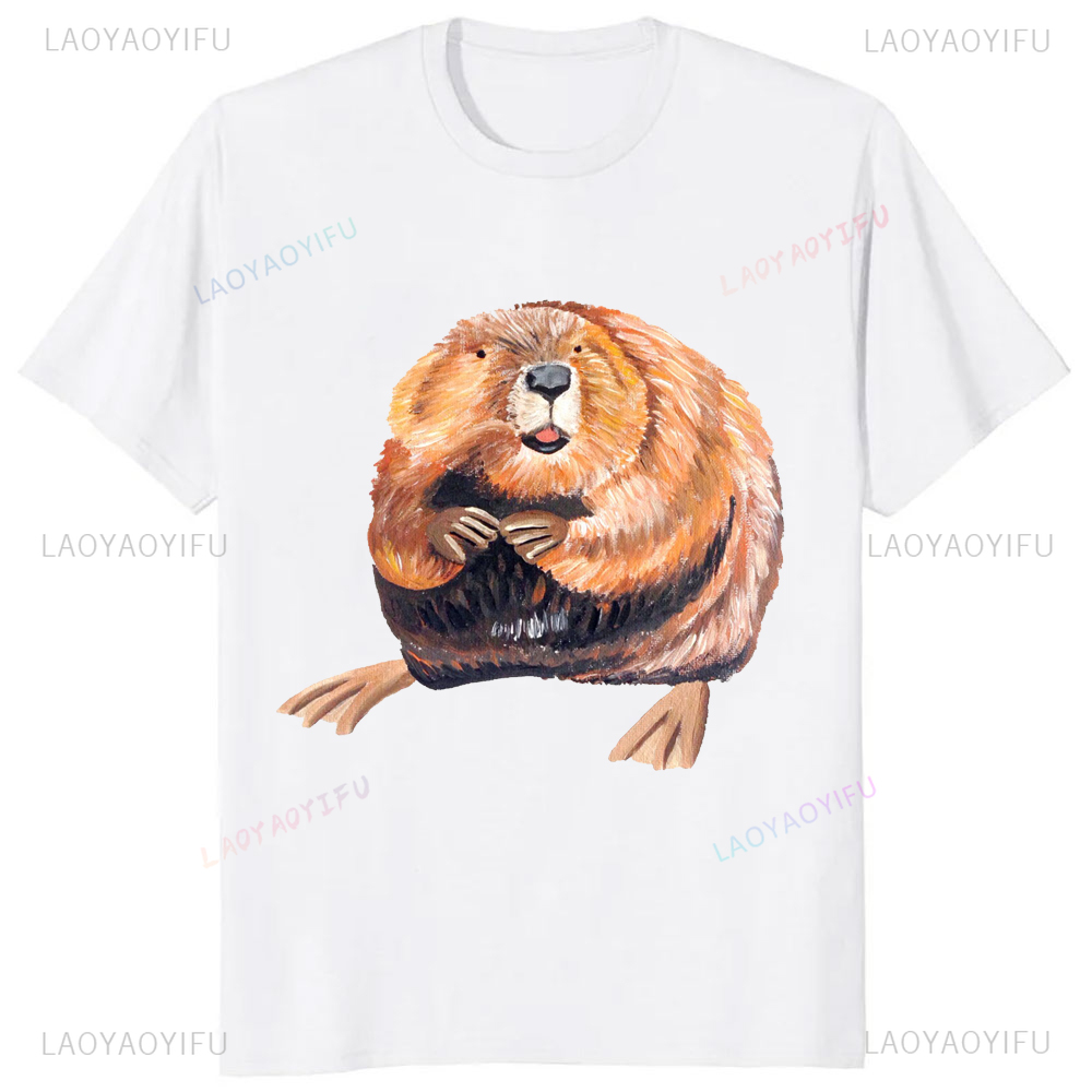 A Clean Beaver Always Gets Mor - Street Fashion Baggy avaliação e preço