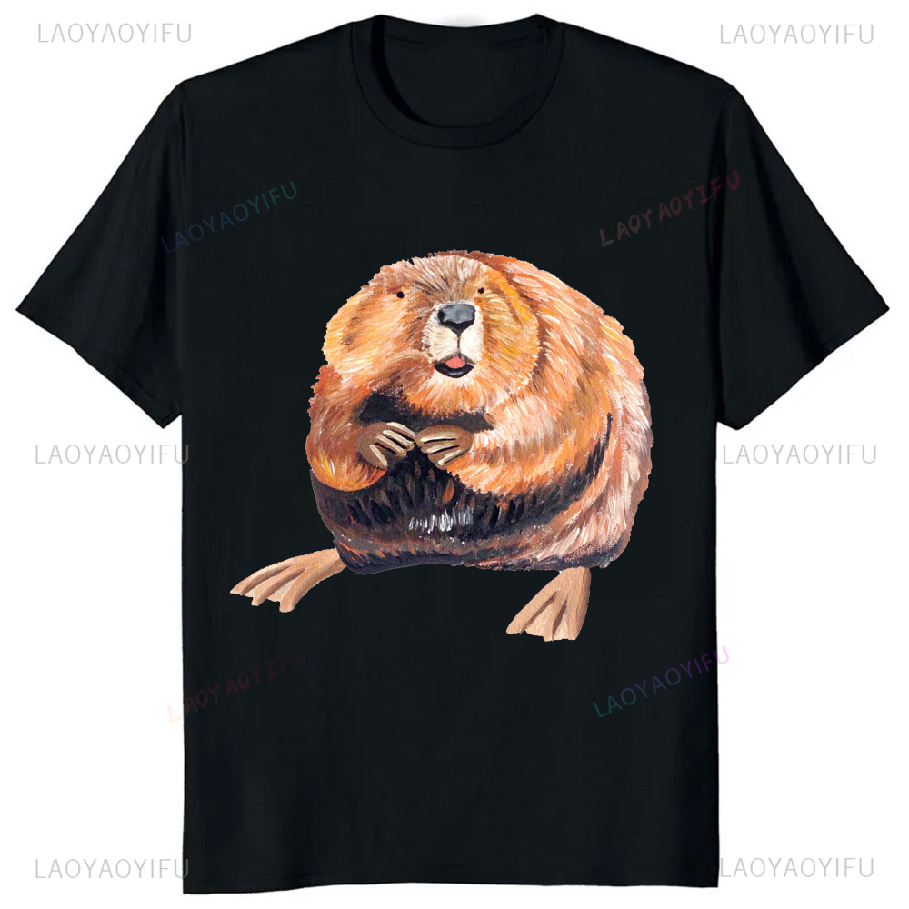 A Clean Beaver Always Gets Mor - Street Fashion Baggy avaliação e preço