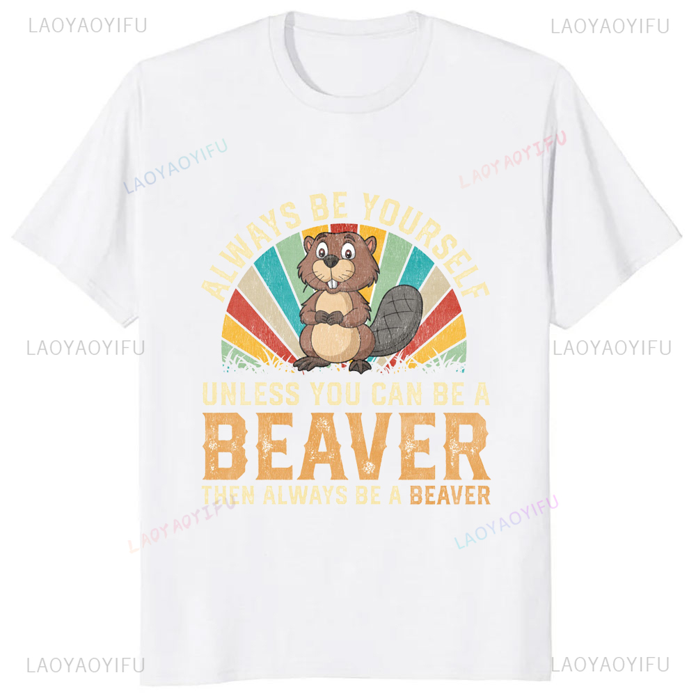 A Clean Beaver Always Gets Mor - Street Fashion Baggy avaliação e preço
