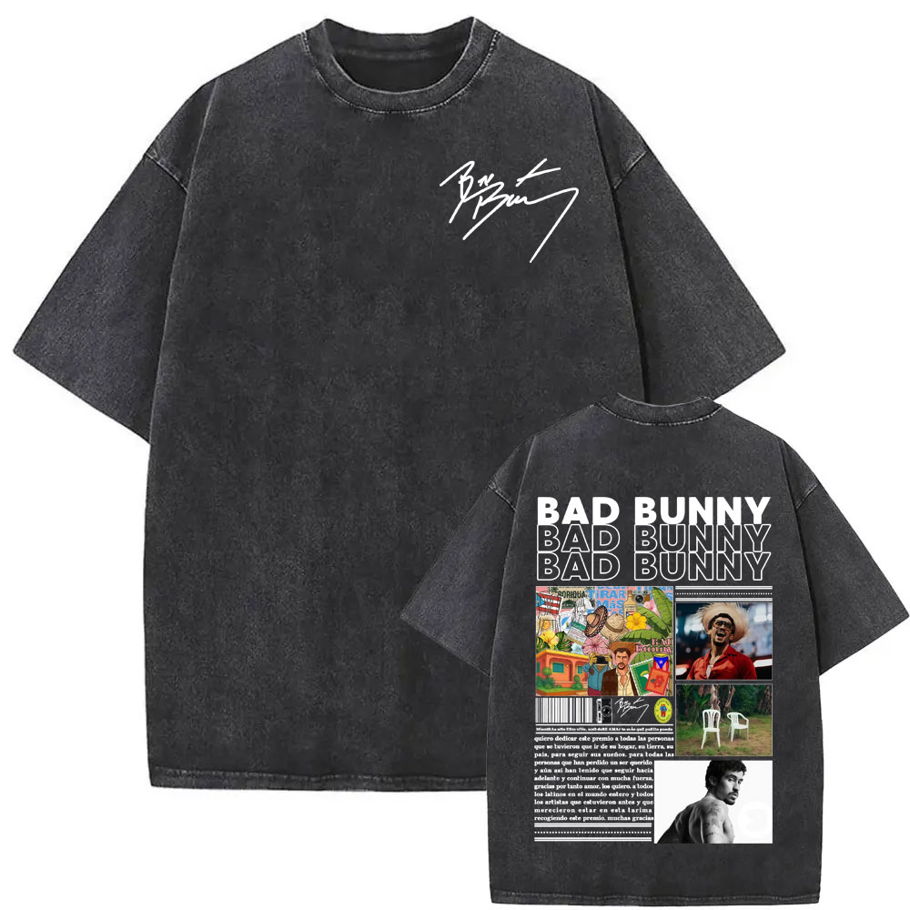 Bad Bunny DTMF Debi Tirar Mas  - Foto Street Fashion avaliação e preço