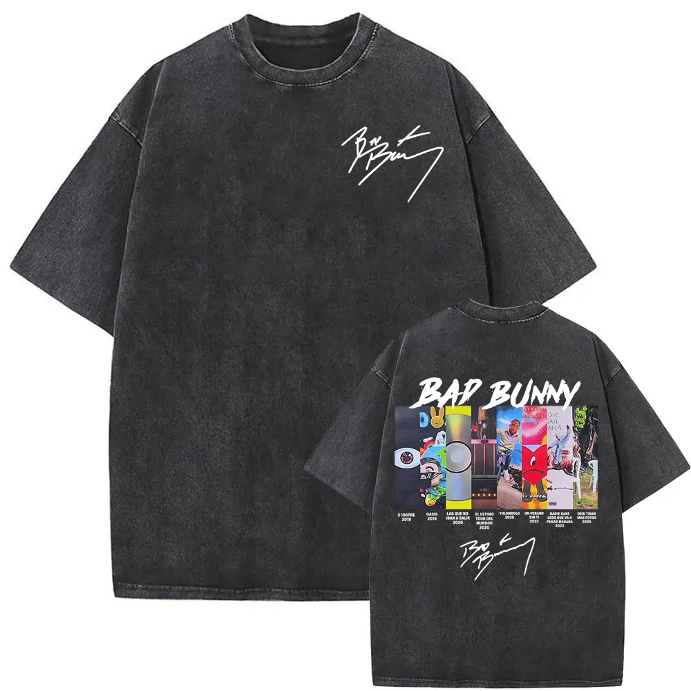 Bad Bunny DTMF Debi Tirar Mas  - Foto Street Fashion avaliação e preço