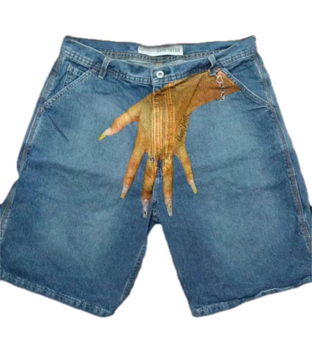 Y2K Baggy Denim Shorts vintage - Street Fashion Baggy avaliação e preço