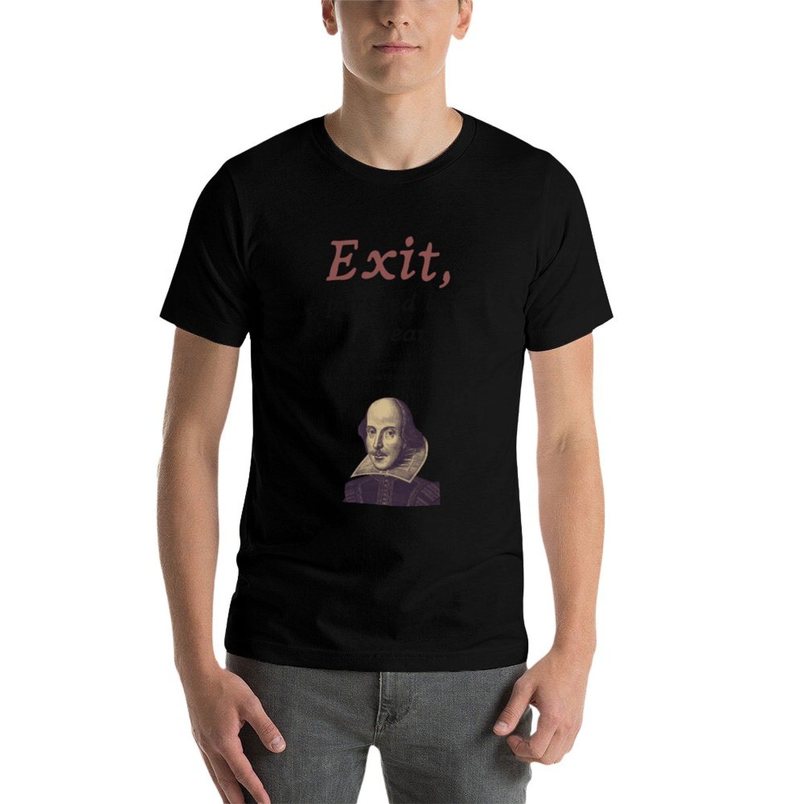 Funny Shakespeare Quote Exit P - Street Fashion Quotes avaliação e preço