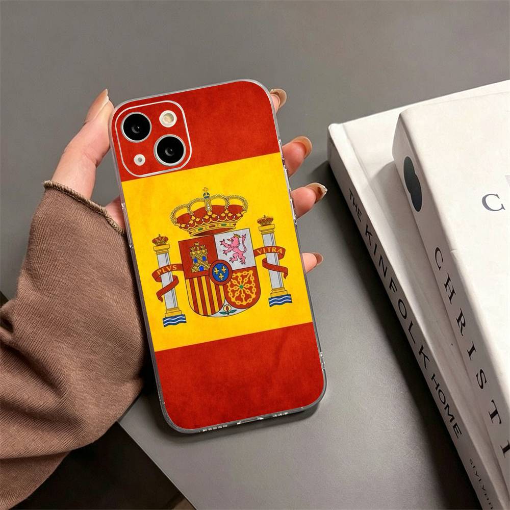 S-Spain Spanish Flag Art  Phon - Street Fashion Store avaliação e preço