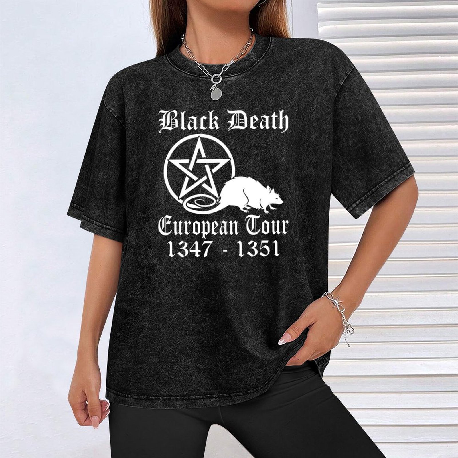 Black Death European Tour Funn - Street Fashion History avaliação e preço