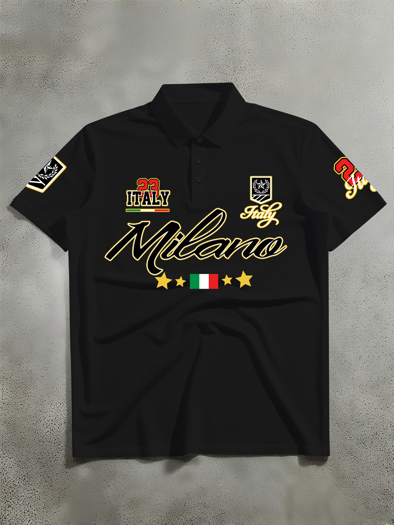 Men's Fashion Printed Polo Shi - Street Fashion Milano avaliação e preço