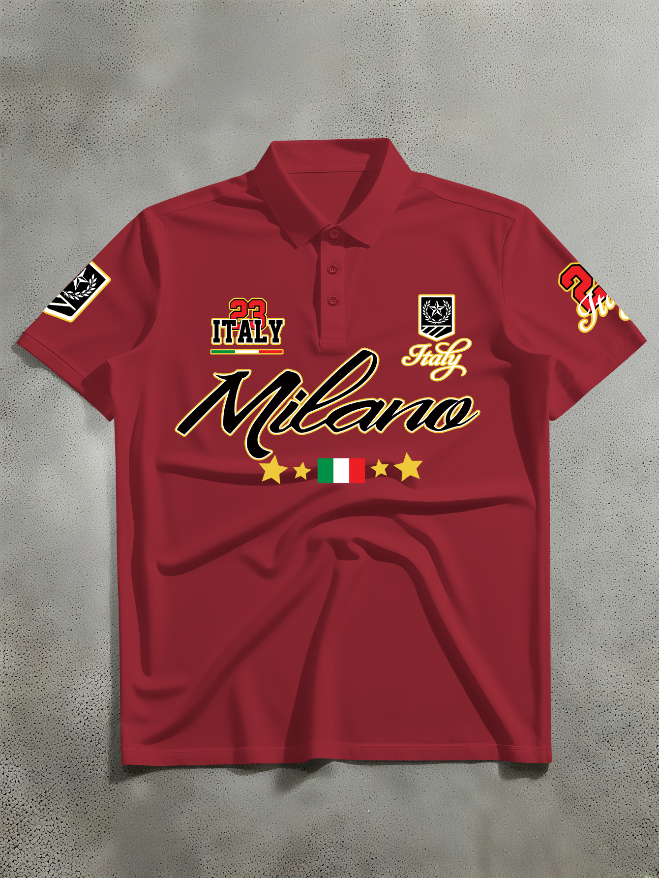 Men's Fashion Printed Polo Shi - Street Fashion Milano avaliação e preço