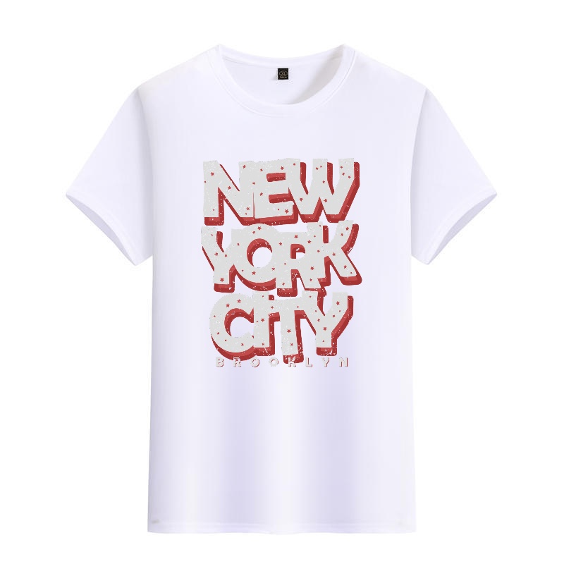Men's Black Round-Neck Short-S - Street Fashion In New York avaliação e preço