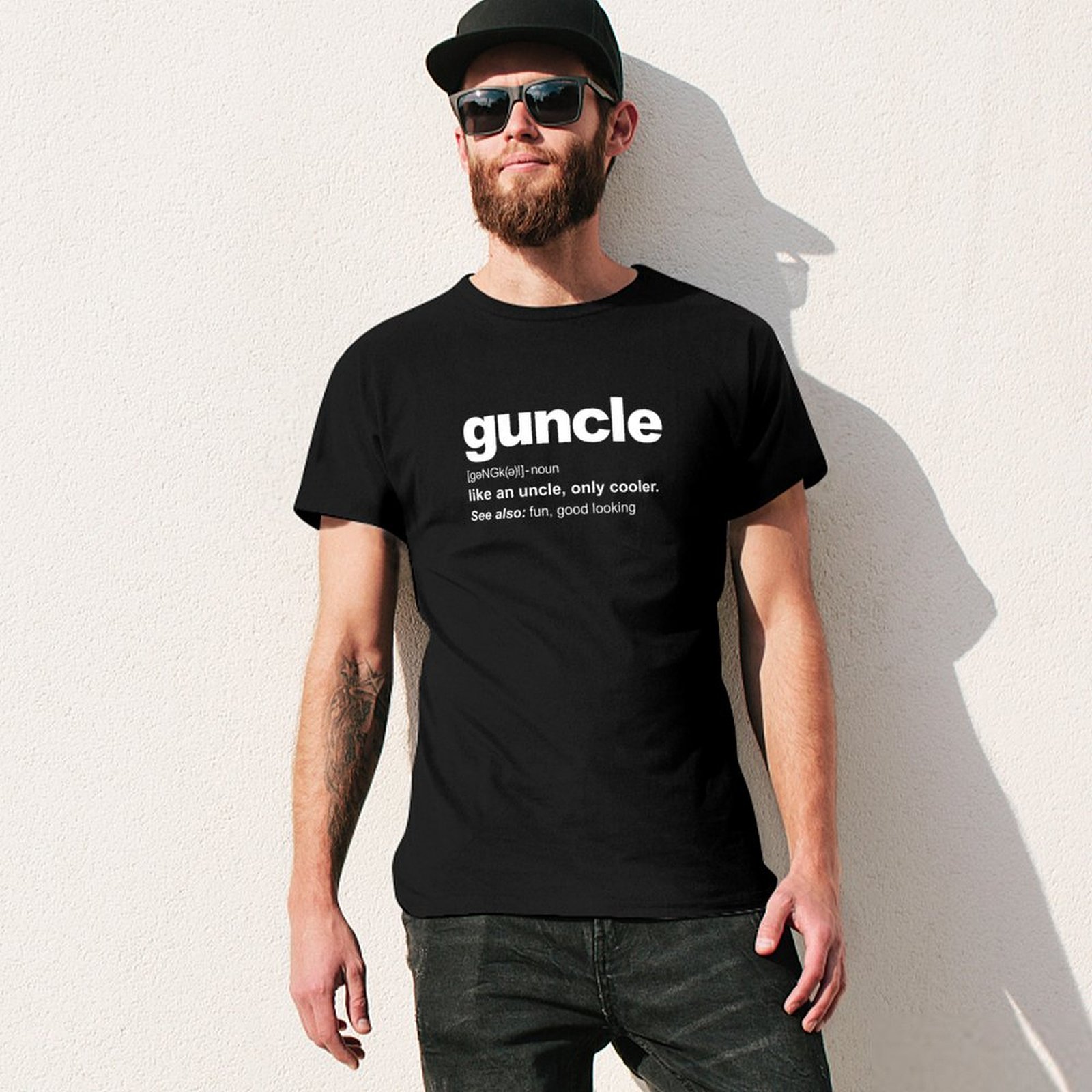 Guncle Definition Funny Gift f - Street Fashion Definition avaliação e preço