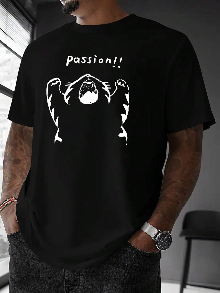 Men's 'Passion' Graphic Print  - Street Fashion Essentials avaliação e preço