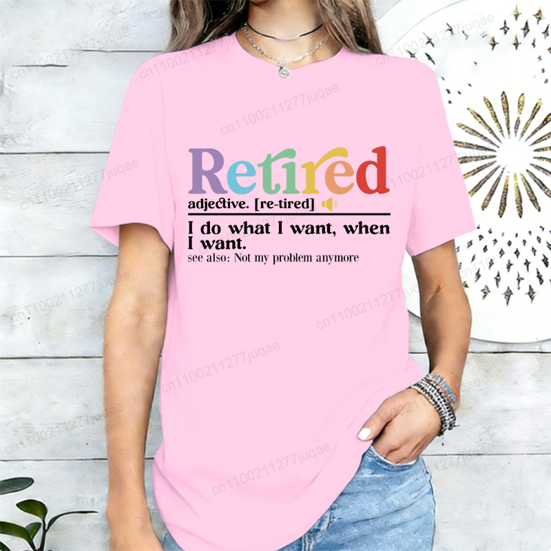 Funny Retirement Tee Retired D - Street Fashion Definition avaliação e preço