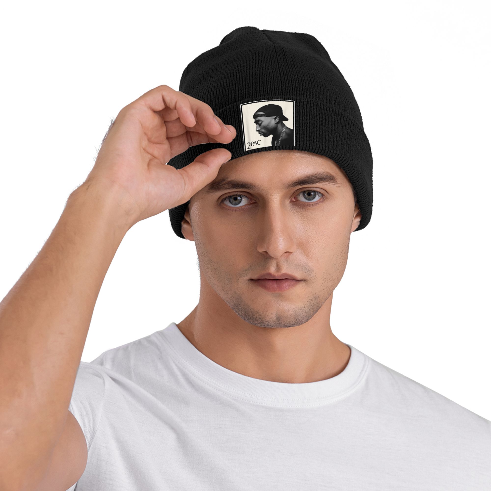 Rapper Tupac Shakur Photo Bean - Street Fashion Loverboy Hat avaliação e preço