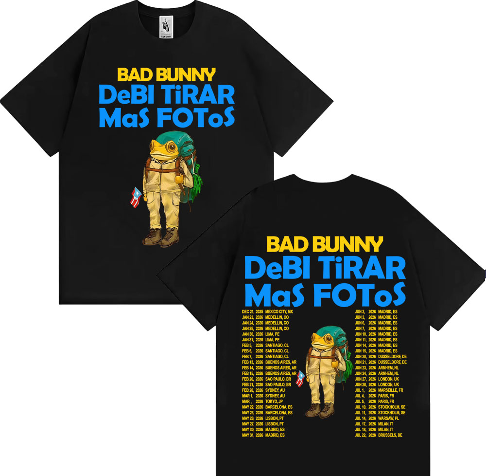 Rap Singer Bad Bunny Debi Tira - Foto Street Fashion avaliação e preço