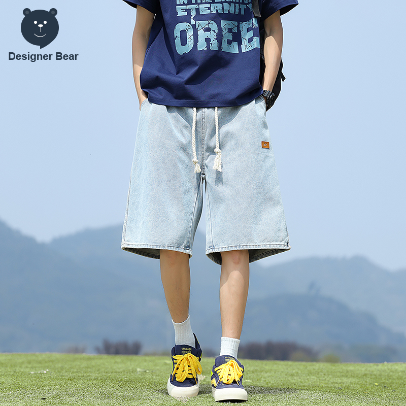 High Quality Men's Summer Deni - Street Fashion Baggy avaliação e preço